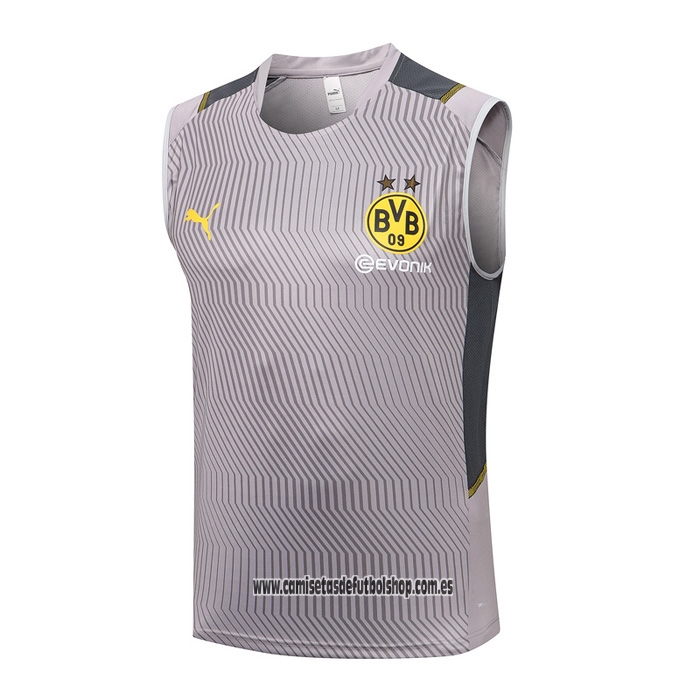 Chandal del Borussia Dortmund 2022 Sin Mangas Gris